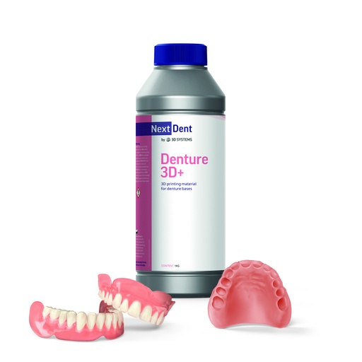 [NDD3CP01000] Résine NextDent Denture 3D+ / Rose Classique