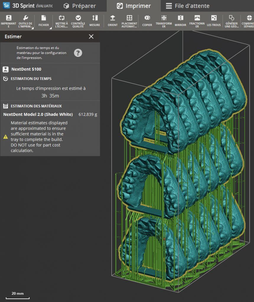 Accessoire (imprimante 3D Nextdent 5100-Figure4) : Grattoir plate-forme de  chez 3D SYSTEMS – KALLISTO