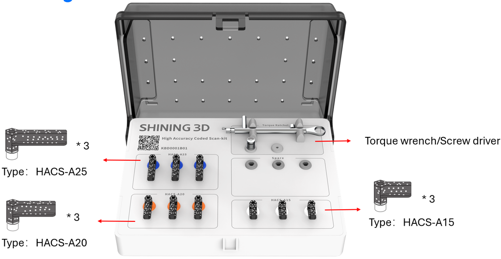 Scanbody HACS-A pour Aoralscan Elite